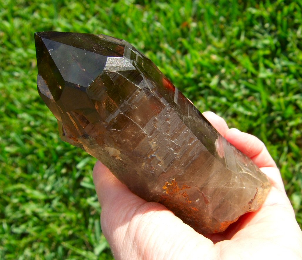 smokey quartz negative energy crystal