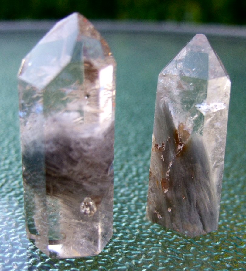 Natural Chlorite Quartz crystal fakes these are not
