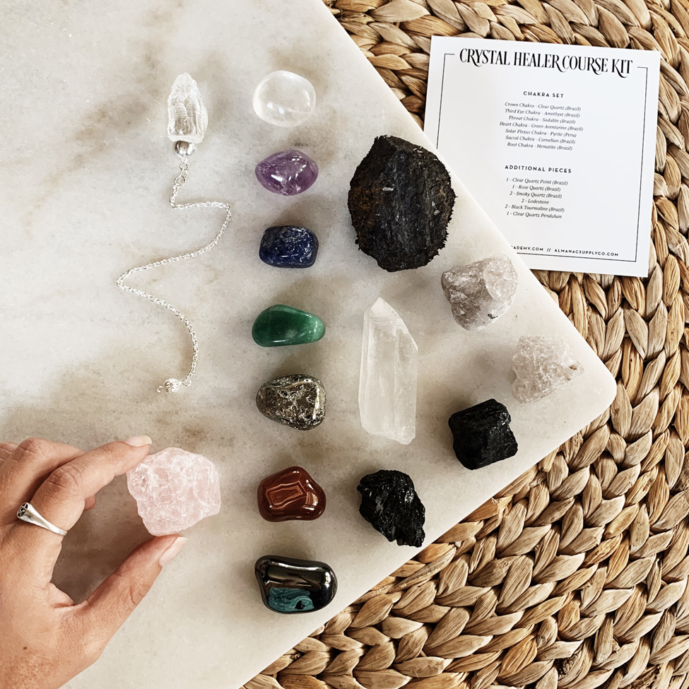 certified crystal healer course supply kit