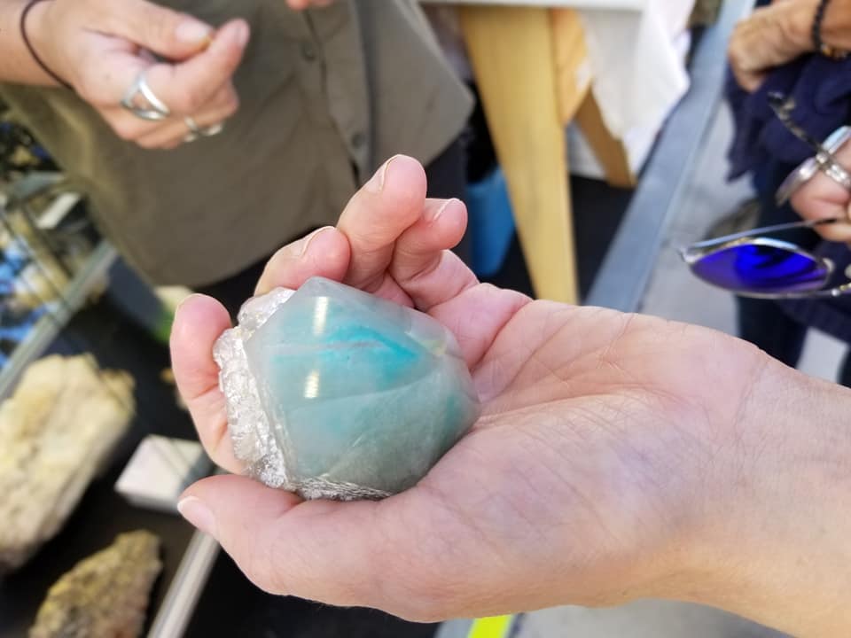 Ajoite Tucson Gem and Mineral Show