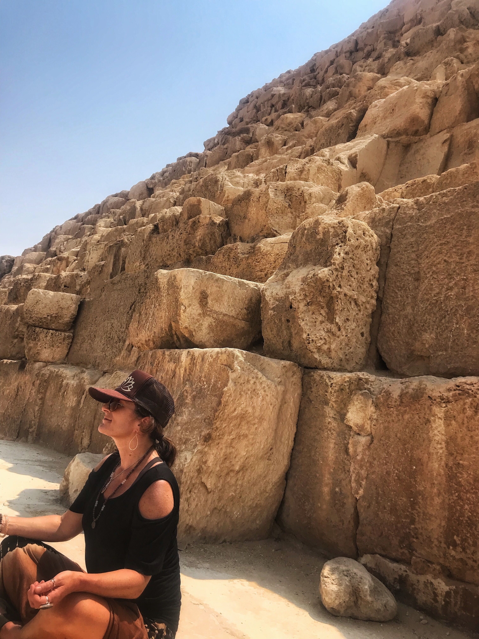 Lisa at Giza