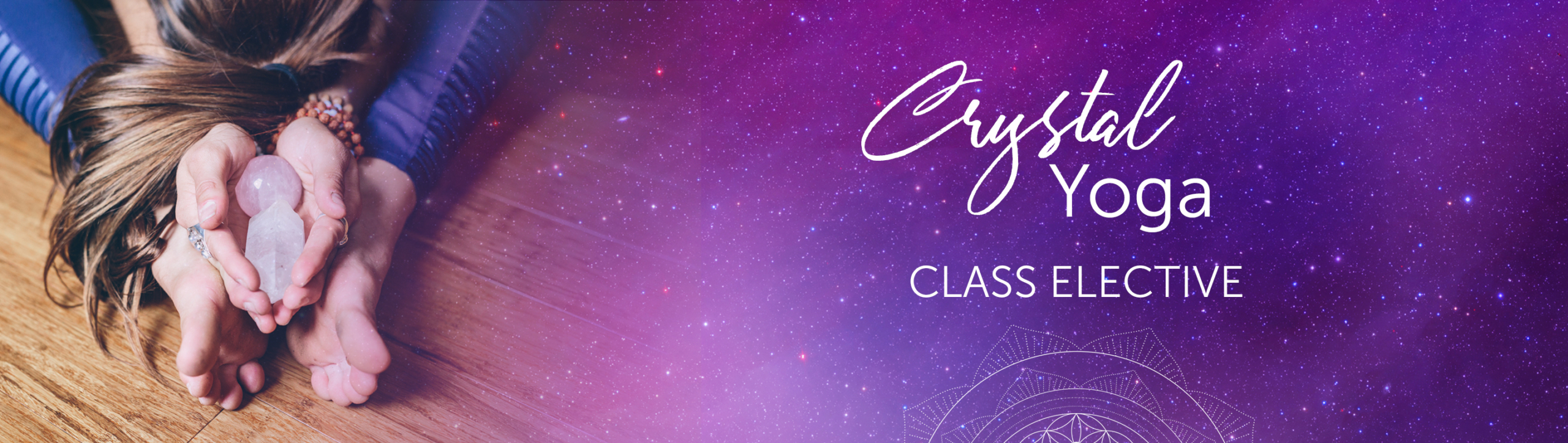Crystal Yoga Class Elective, Hibiscus Moon Crystal Academy