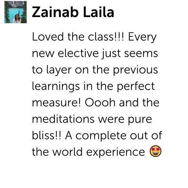 Zainab Testimonial